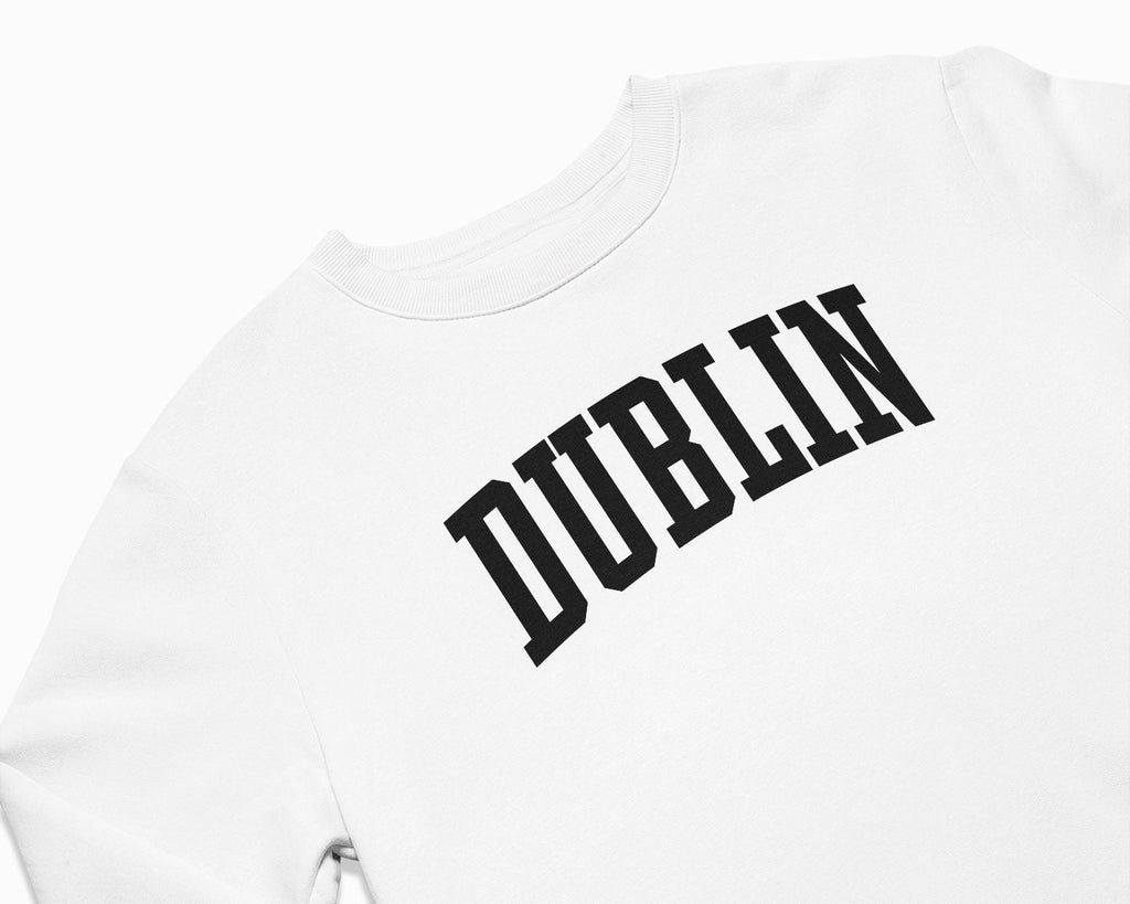 Dublin Crewneck Sweatshirt - White/Black