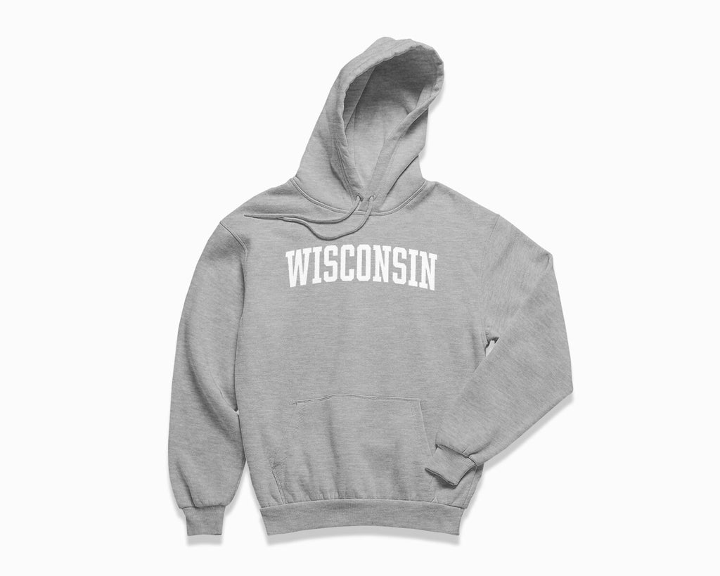 Wisconsin Hoodie - Sport Grey