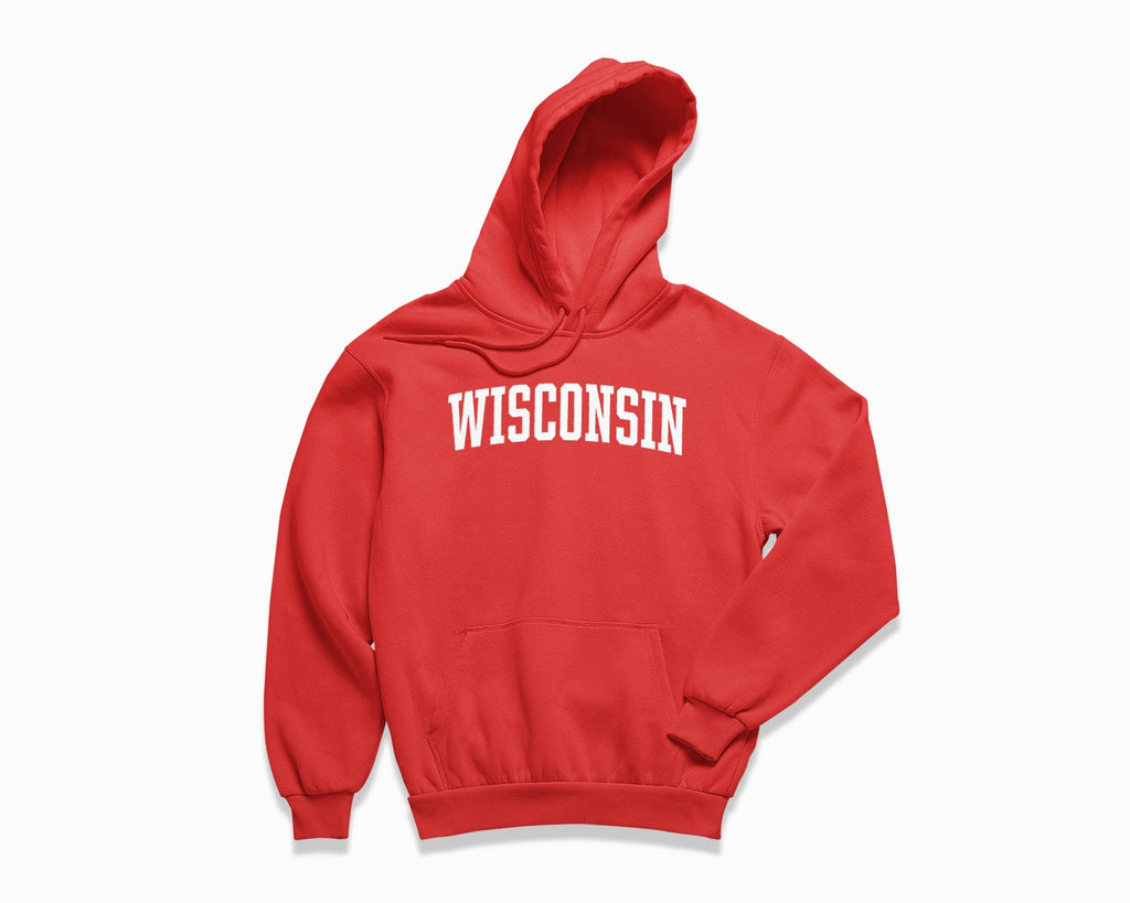 Wisconsin Hoodie - Red