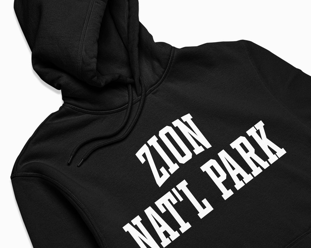 Zion National Park Hoodie - Black