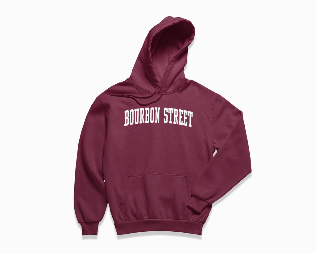 Bourbon Street Hoodie - Maroon