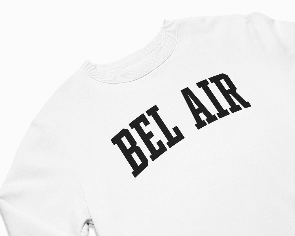 Bel Air Crewneck Sweatshirt - White/Black