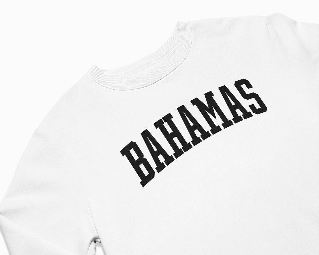 Bahamas Crewneck Sweatshirt - White/Black