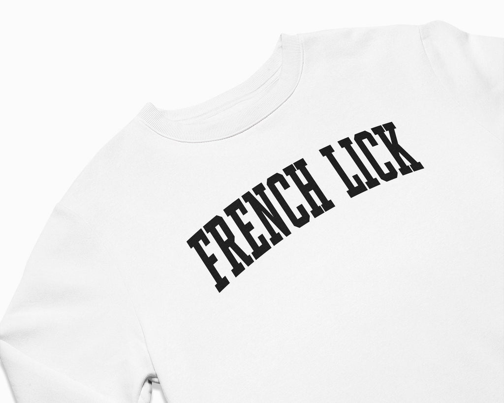 French Lick Crewneck Sweatshirt - White/Black