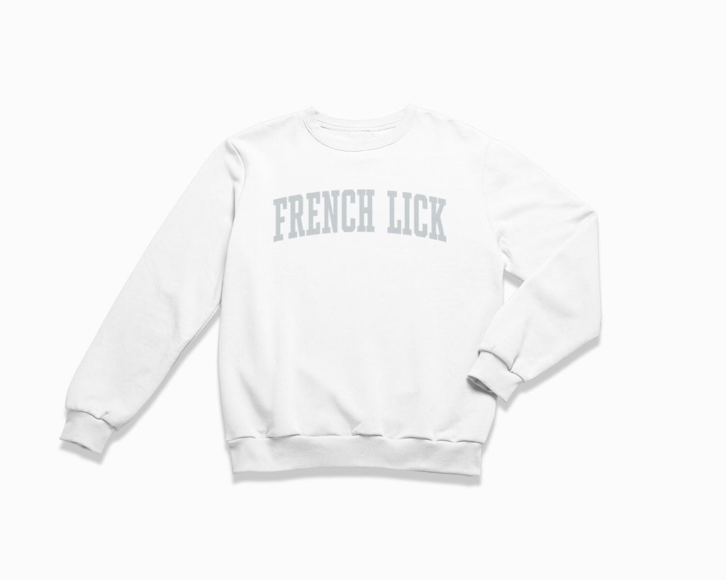 French Lick Crewneck Sweatshirt - White/Grey