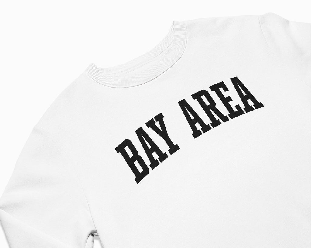 Bay Area Crewneck Sweatshirt - White/Black