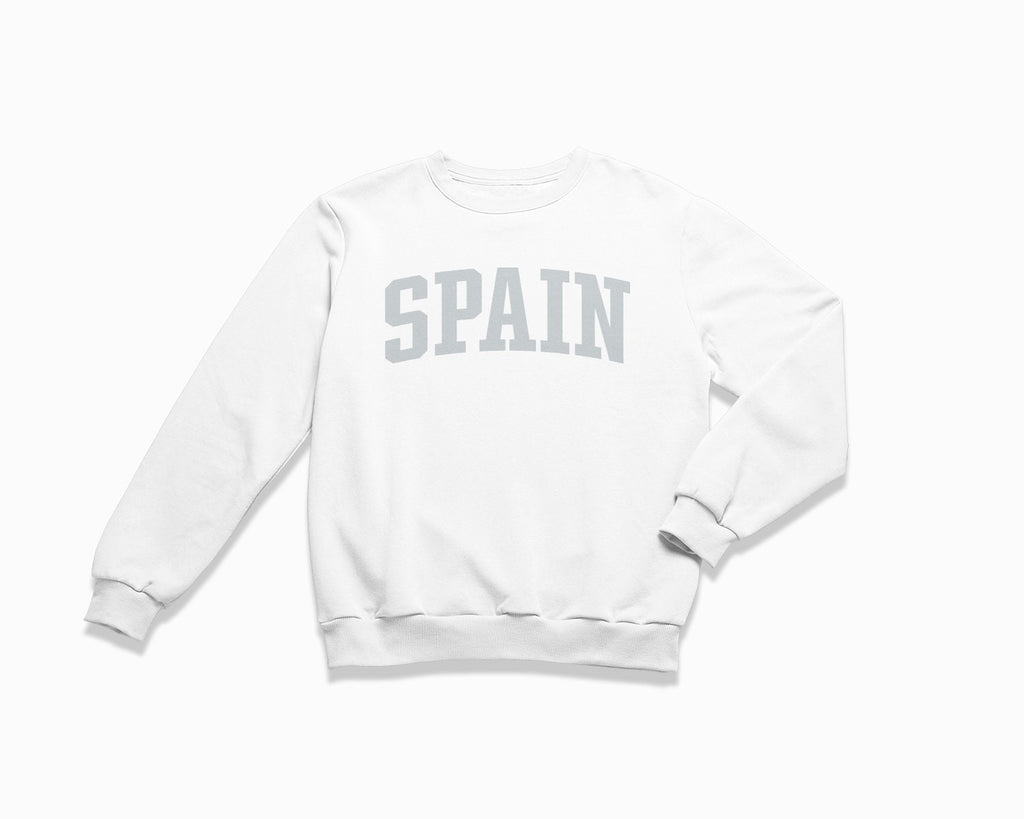 Spain Crewneck Sweatshirt - White/Grey