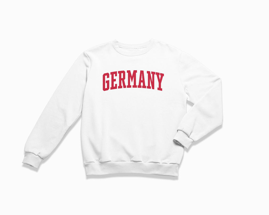 Germany Crewneck Sweatshirt - White/Red