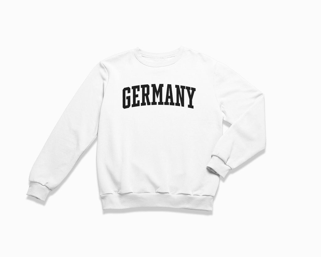 Germany Crewneck Sweatshirt - White/Black