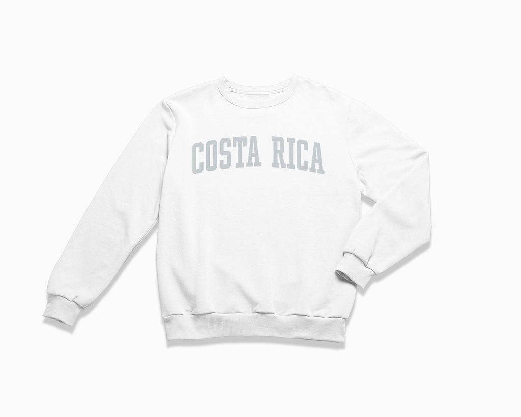 Costa Rica Crewneck Sweatshirt - White/Grey