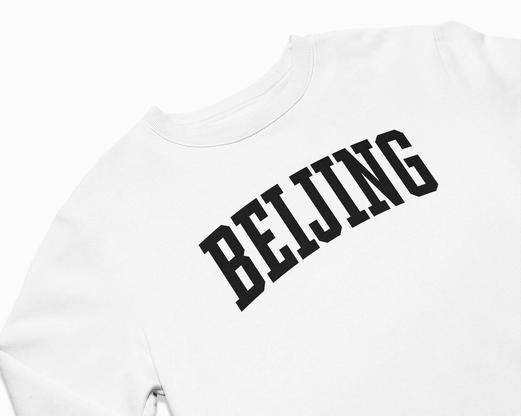 Beijing Crewneck Sweatshirt - White/Black
