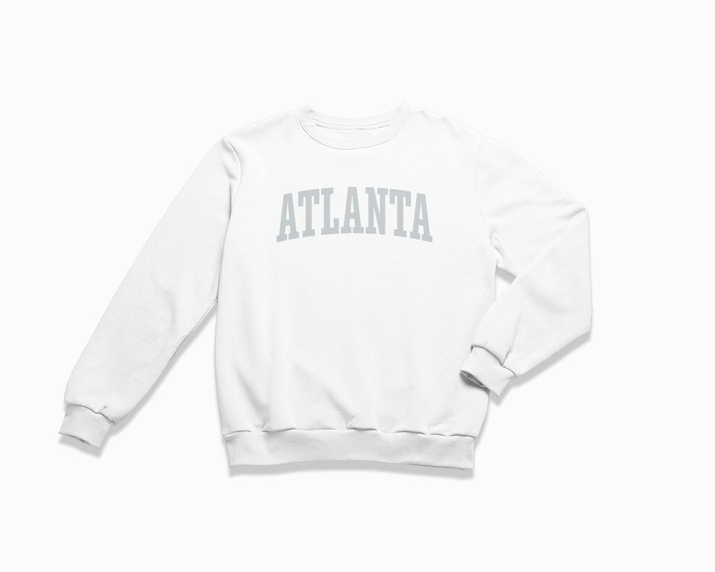 Atlanta Crewneck Sweatshirt - White/Grey