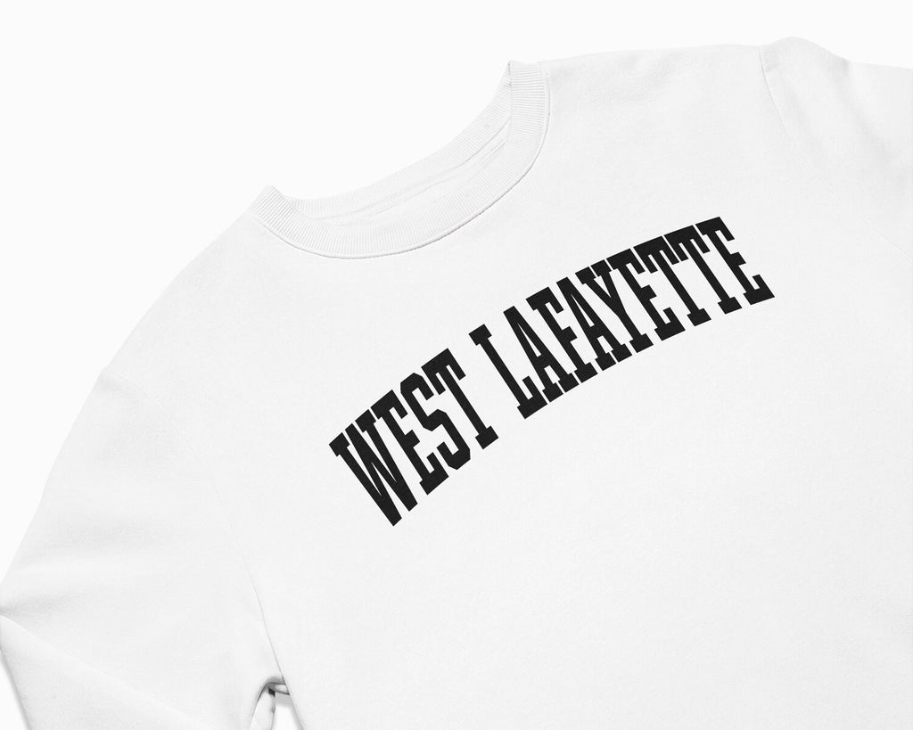 West Lafayette Crewneck Sweatshirt - White/Black