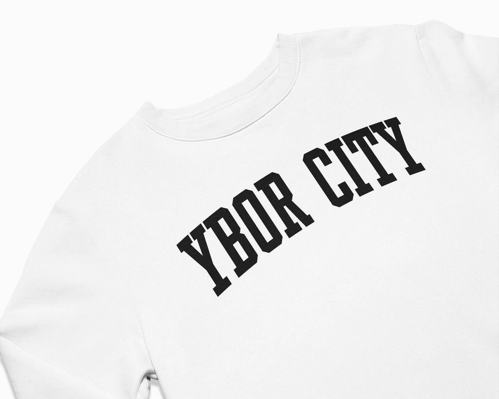 Ybor City Crewneck Sweatshirt - White/Black