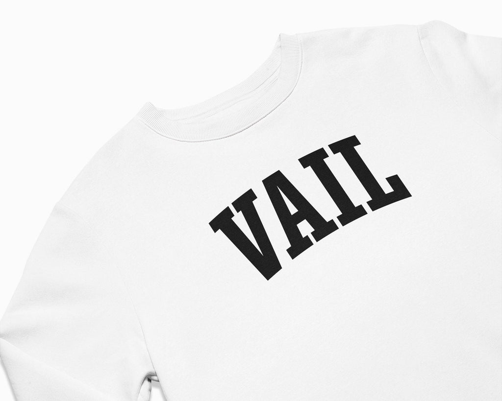 Vail Crewneck Sweatshirt - White/Black