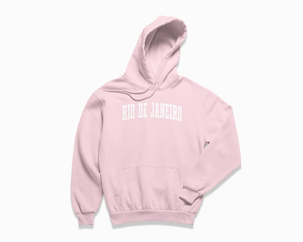 Rio De Janeiro Hoodie - Light Pink