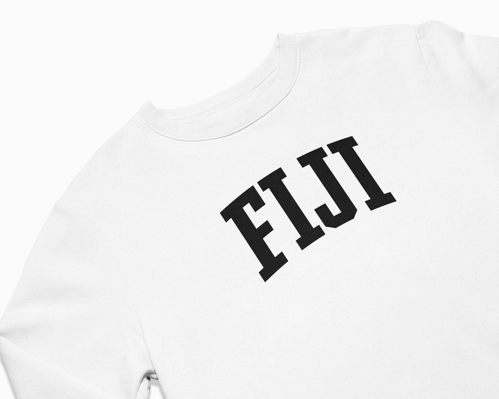 Fiji Crewneck Sweatshirt - White/Black