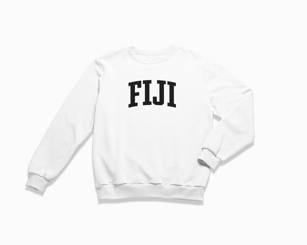 Fiji Crewneck Sweatshirt - White/Black