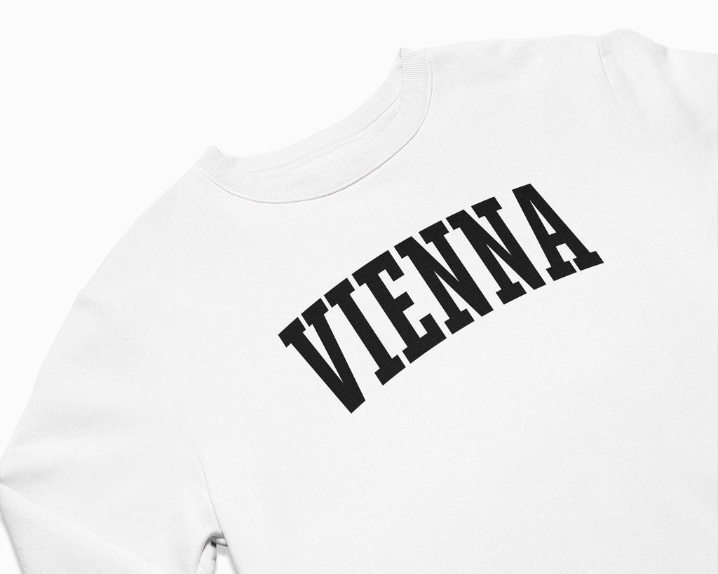 Vienna Crewneck Sweatshirt - White/Black
