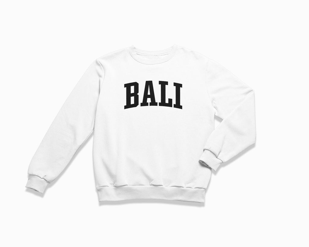 Bali Crewneck Sweatshirt - White/Black