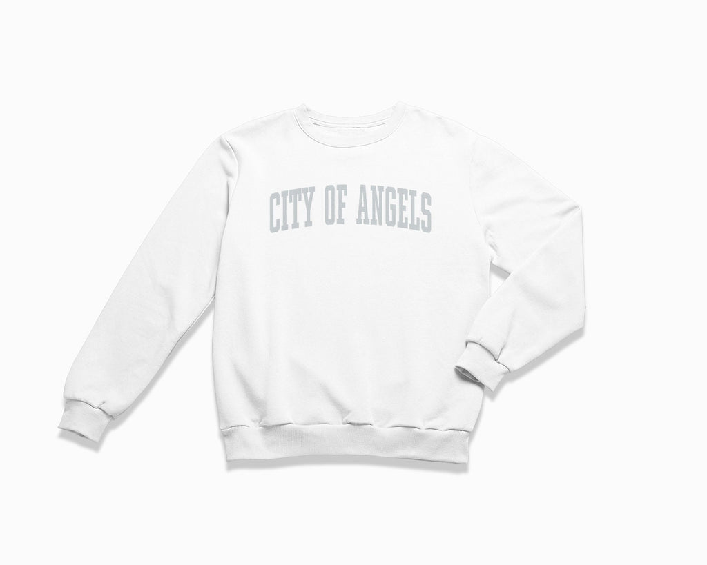 City of Angels Crewneck Sweatshirt - White/Grey