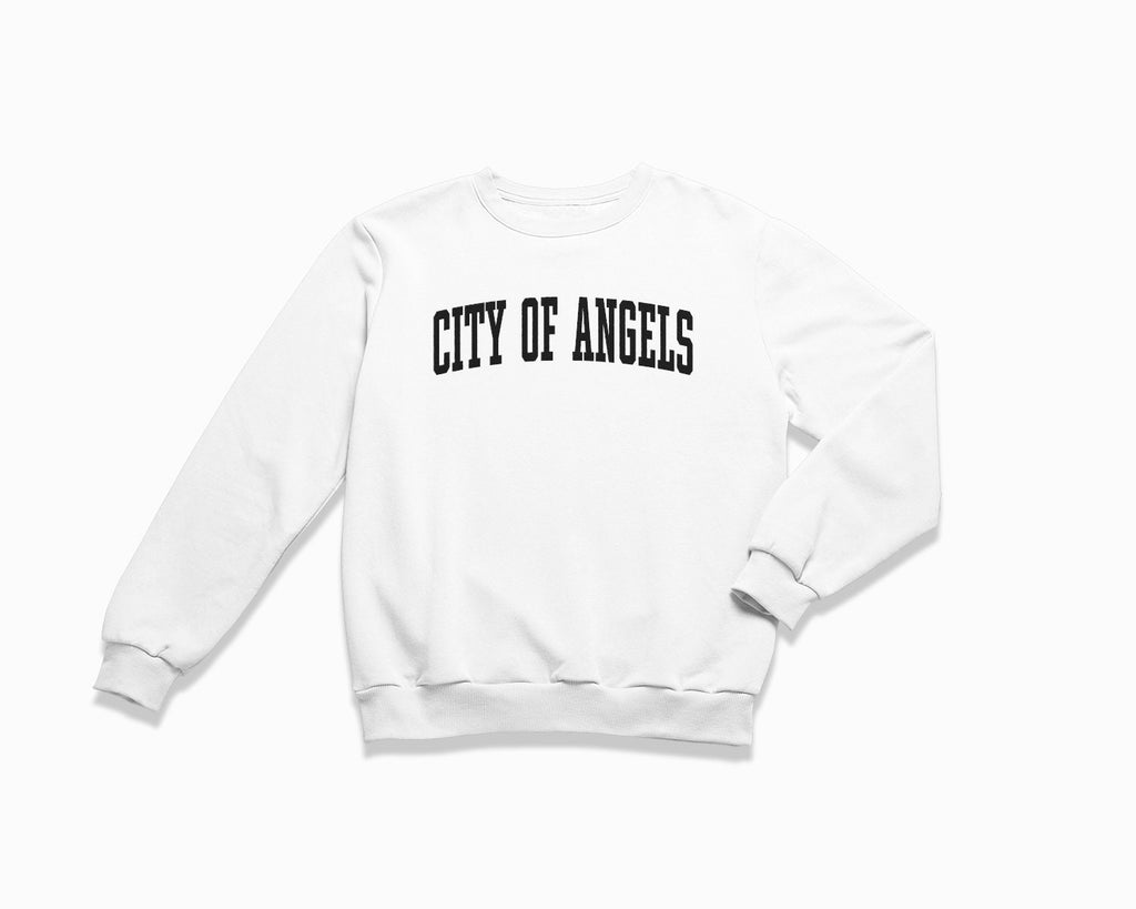 City of Angels Crewneck Sweatshirt - White/Black