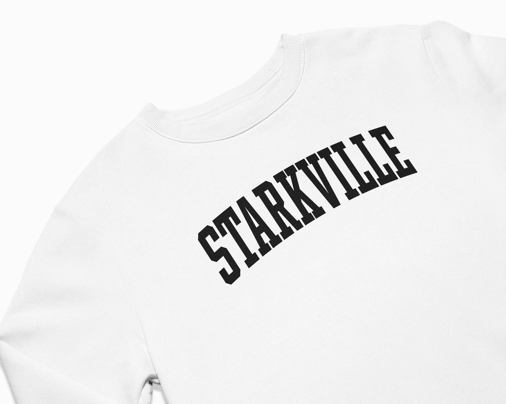 Starkville Crewneck Sweatshirt - White/Black