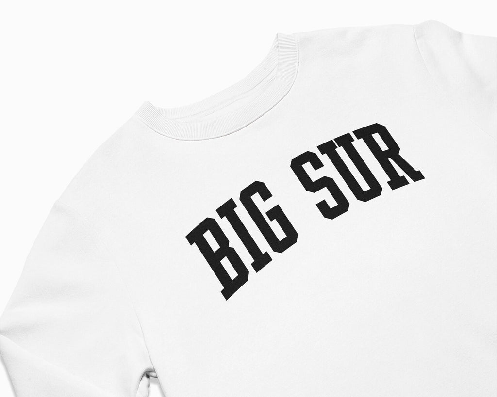 Big Sur Crewneck Sweatshirt - White/Black