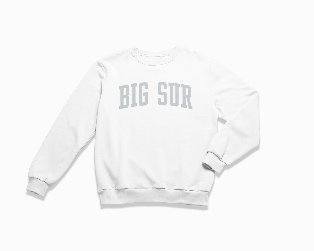 Big Sur Crewneck Sweatshirt - White/Grey