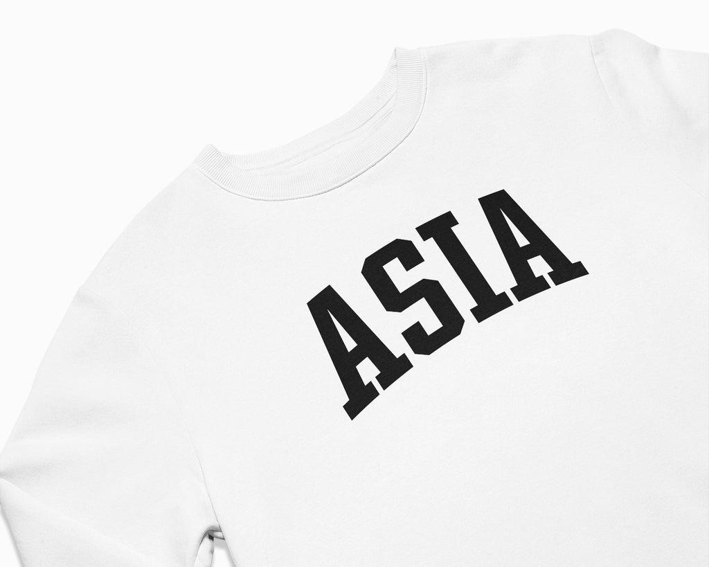 Asia Crewneck Sweatshirt - White/Black