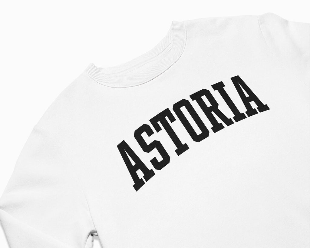 Astoria Crewneck Sweatshirt - White/Black