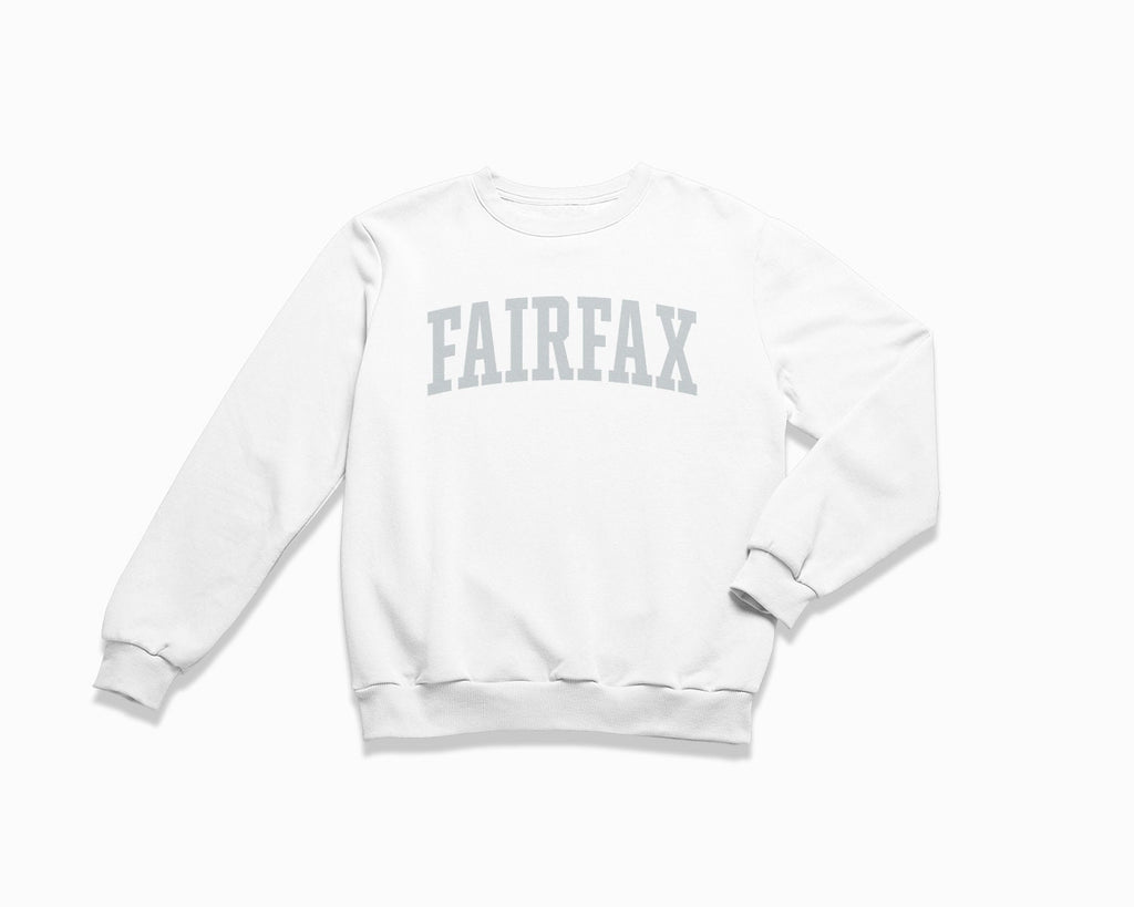 Fairfax Crewneck Sweatshirt - White/Grey