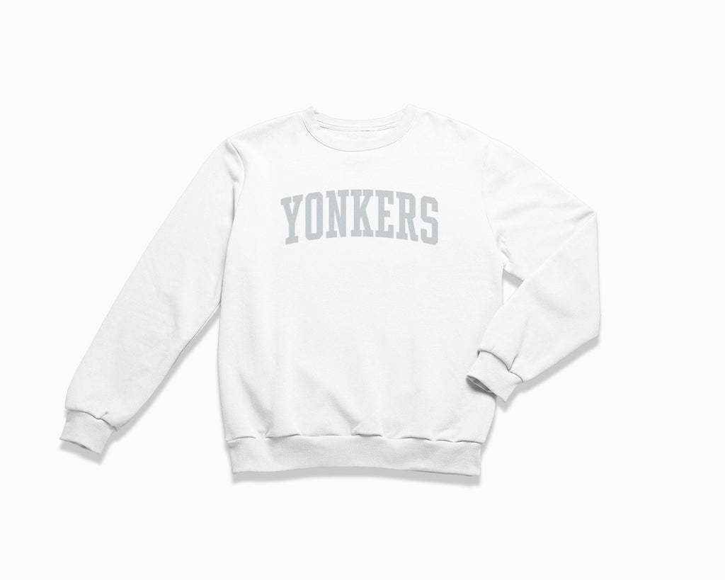 Yonkers Crewneck Sweatshirt - White/Grey