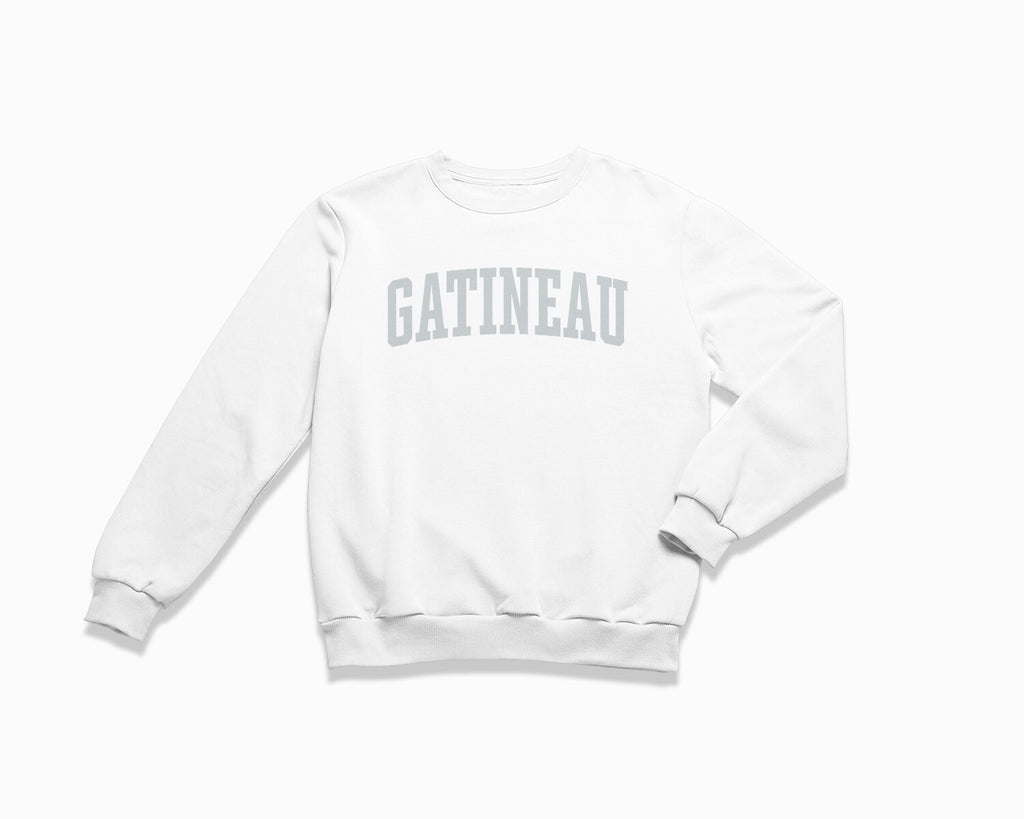 Gatineau Crewneck Sweatshirt - White/Grey