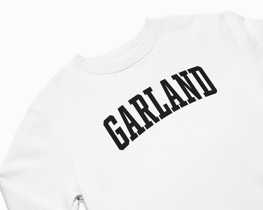 Garland Crewneck Sweatshirt - White/Black