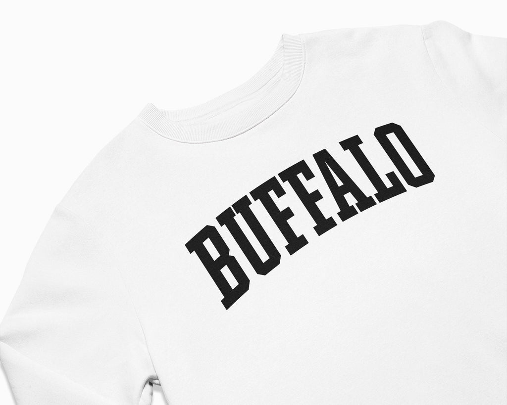 Buffalo Crewneck Sweatshirt - White/Black