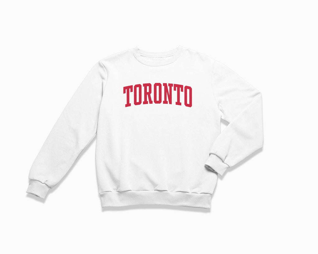 Toronto Crewneck Sweatshirt - White/Red