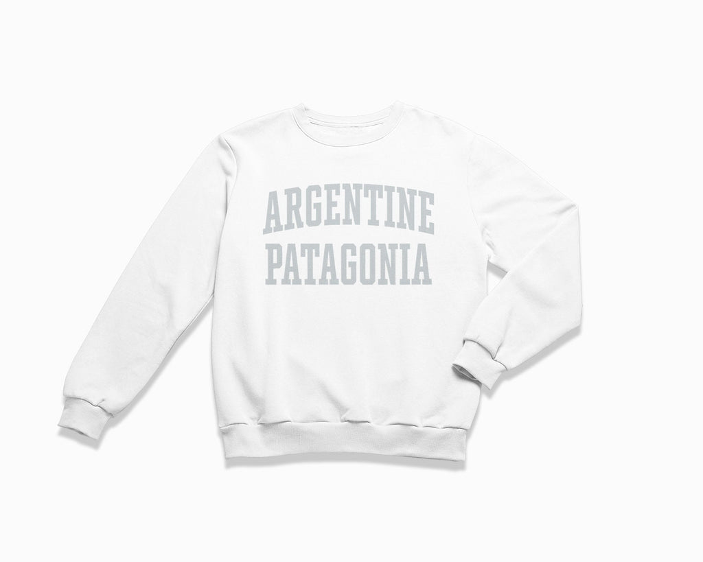 Argentine Patagonia Crewneck Sweatshirt - White/Grey