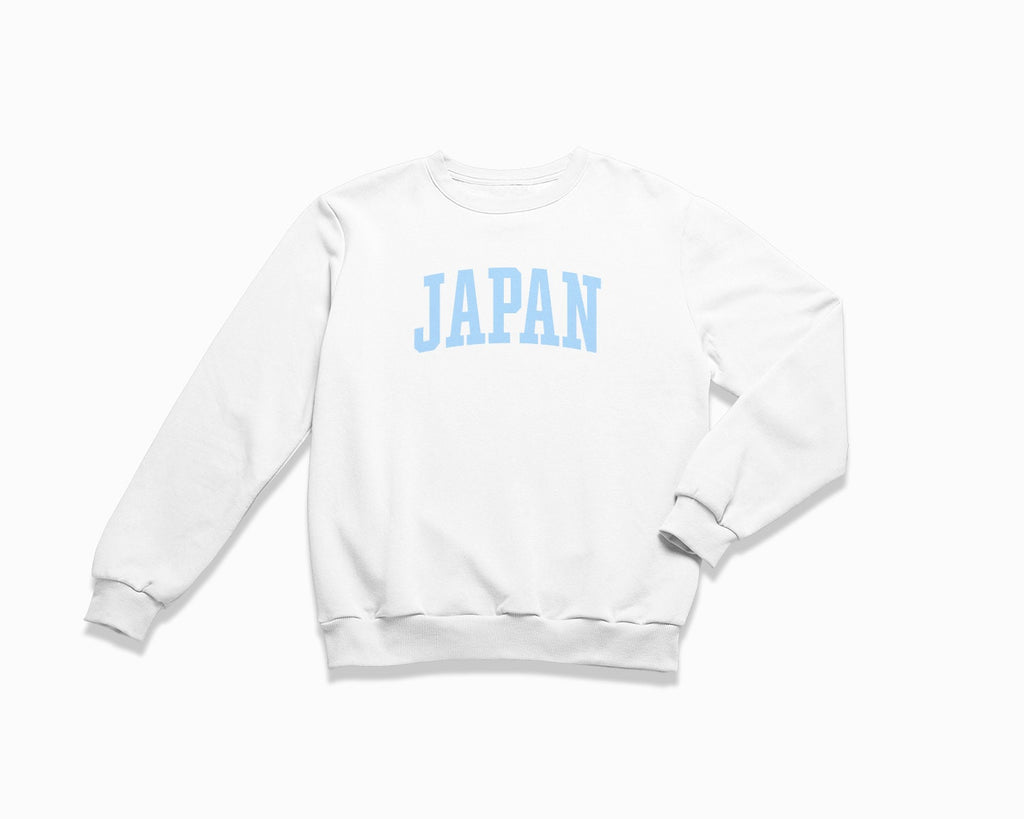 Japan Crewneck Sweatshirt - White/Light Blue