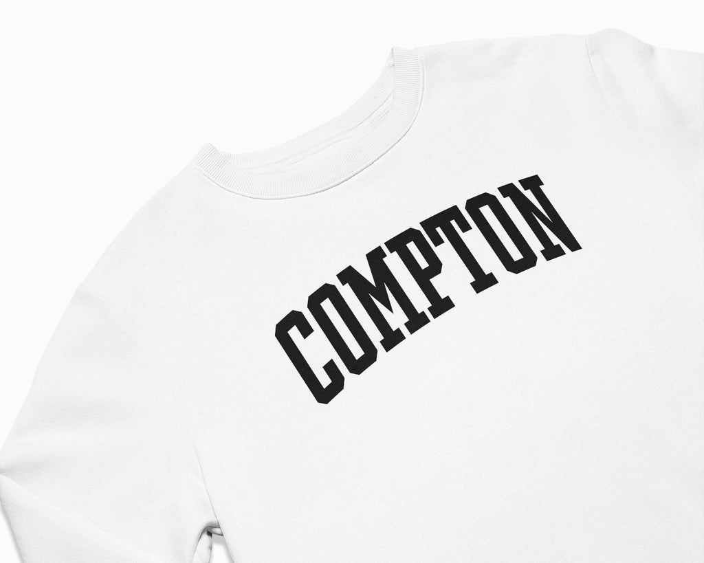 Compton Crewneck Sweatshirt - White/Black