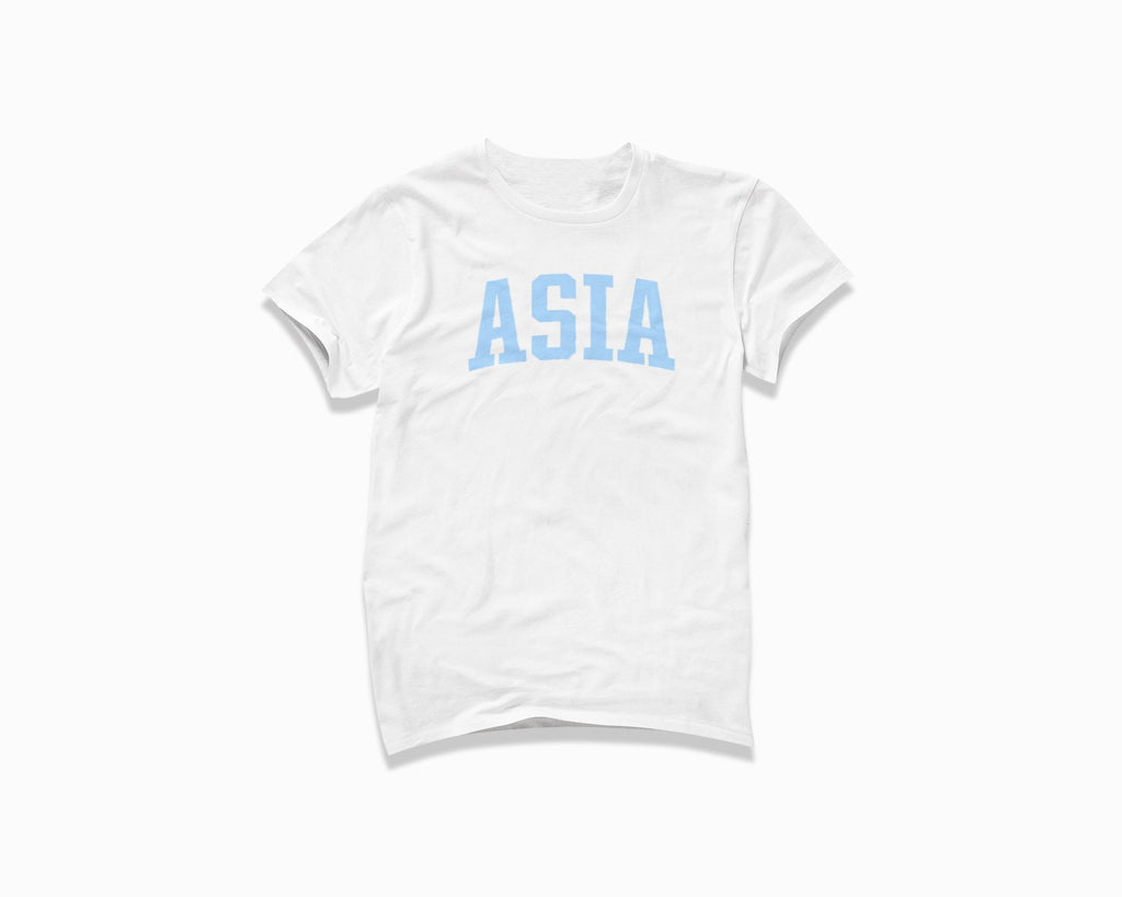 Asia Shirt - White/Light Blue