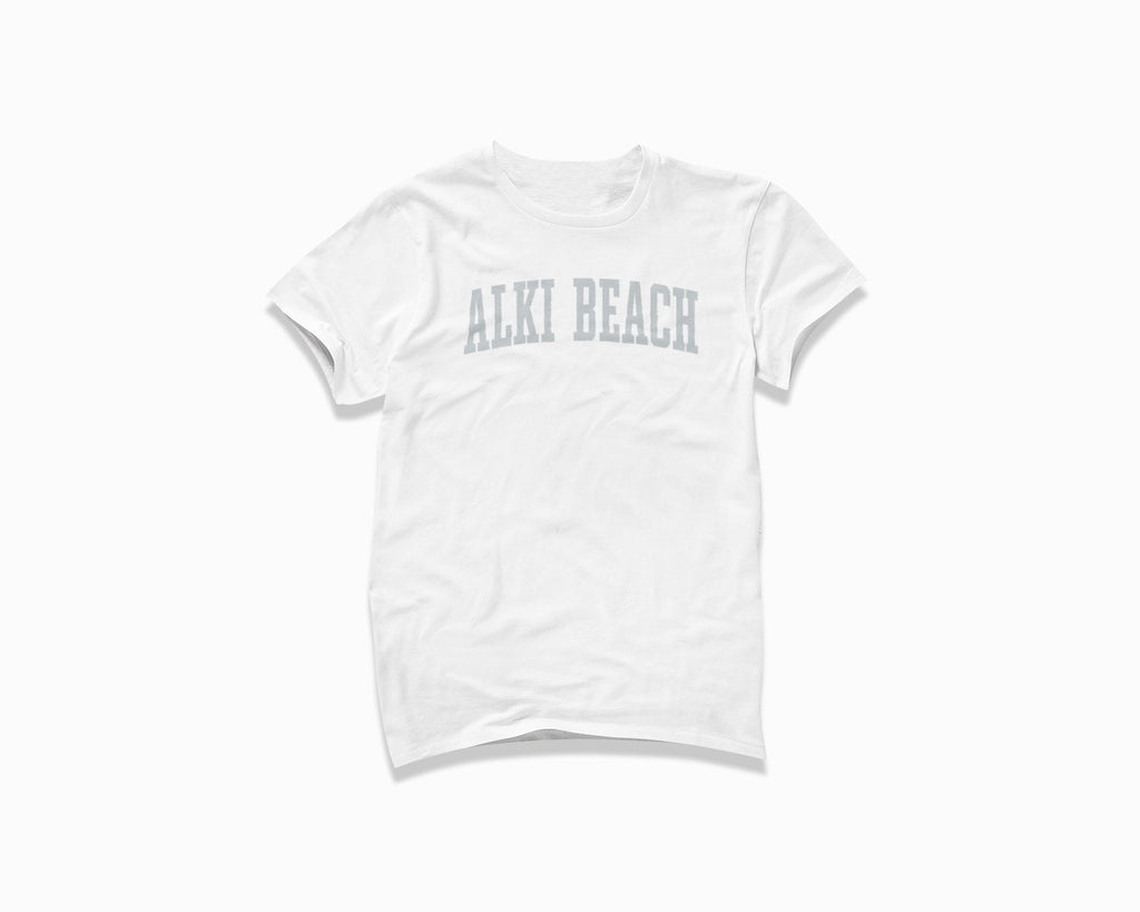 Alki Beach Shirt - White/Grey