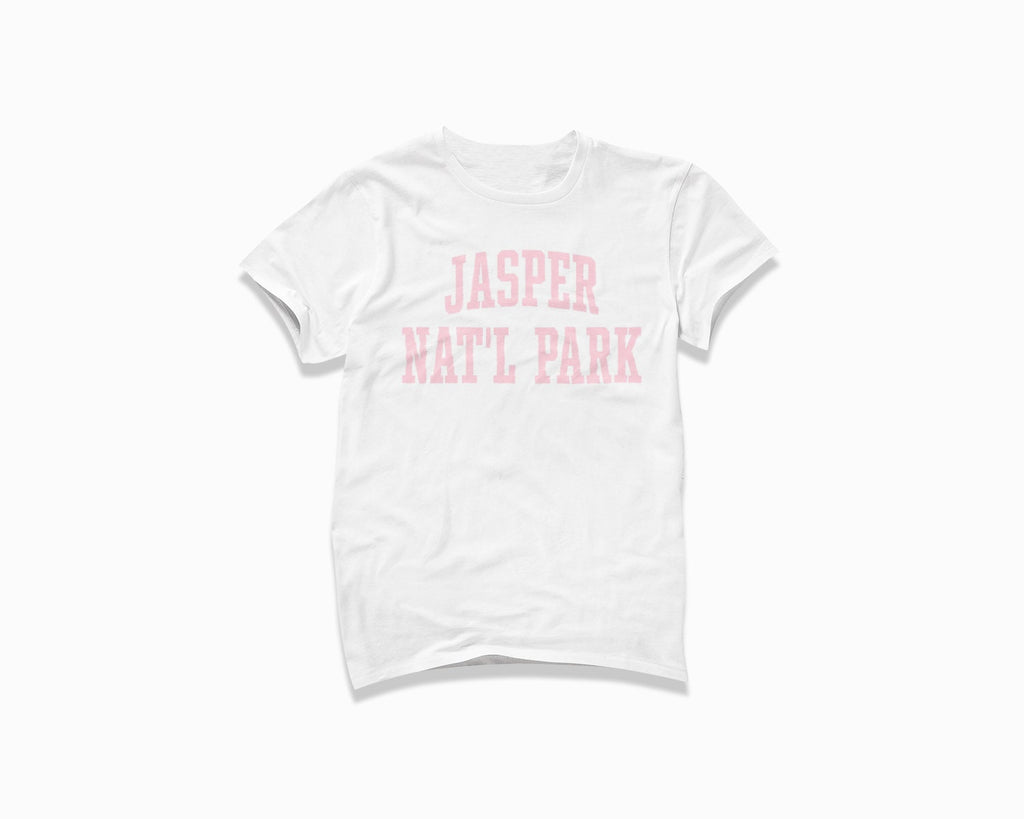 Jasper National Park Shirt - White/Light Pink