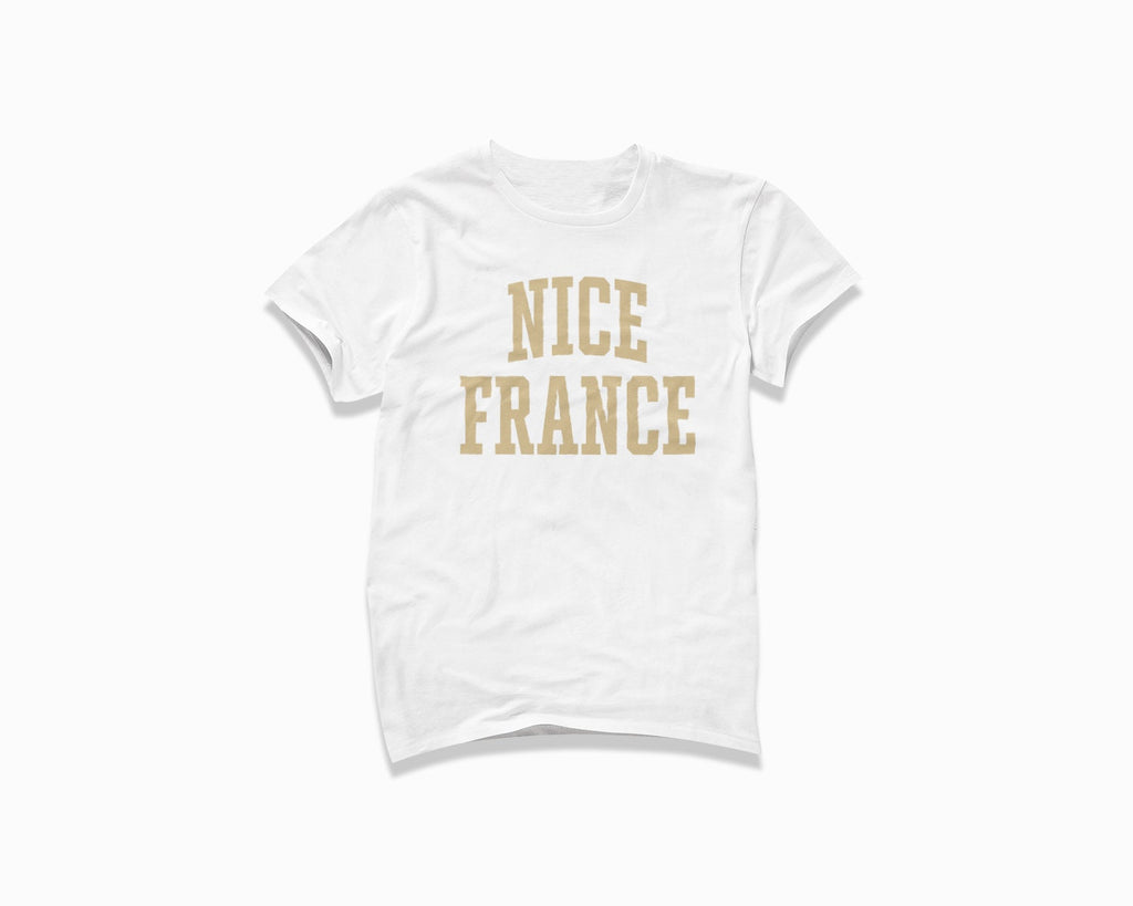 Nice France Shirt - White/Tan