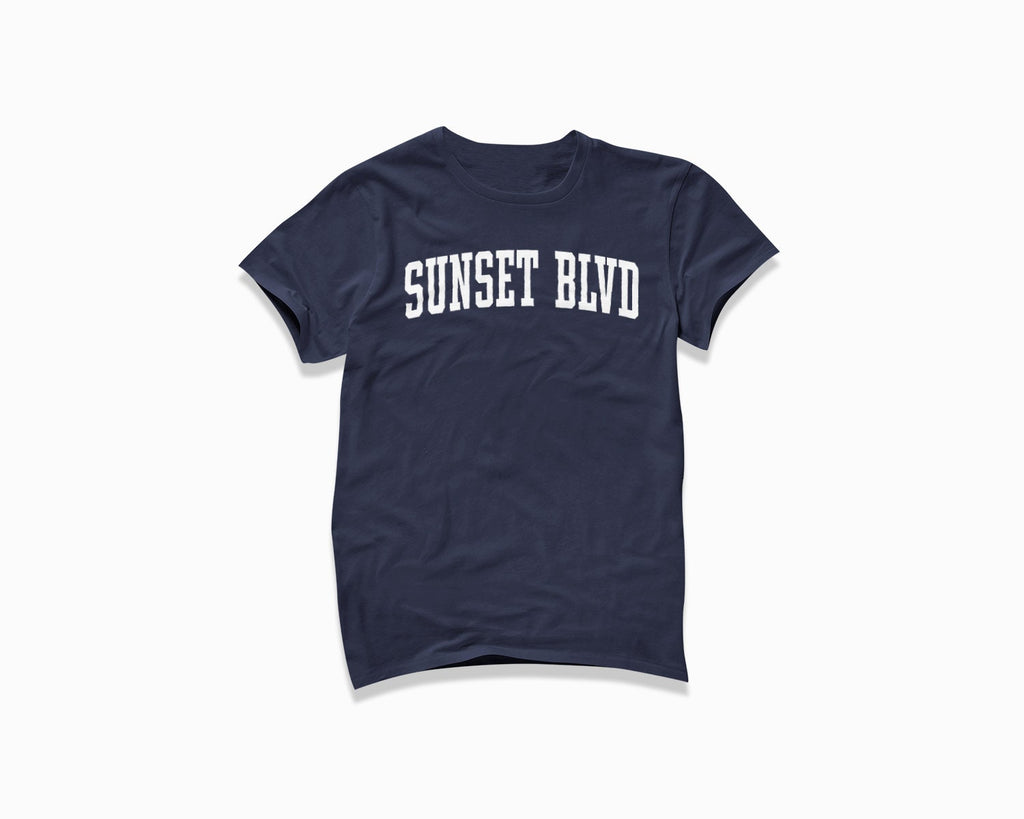 Sunset Blvd Shirt - Navy Blue