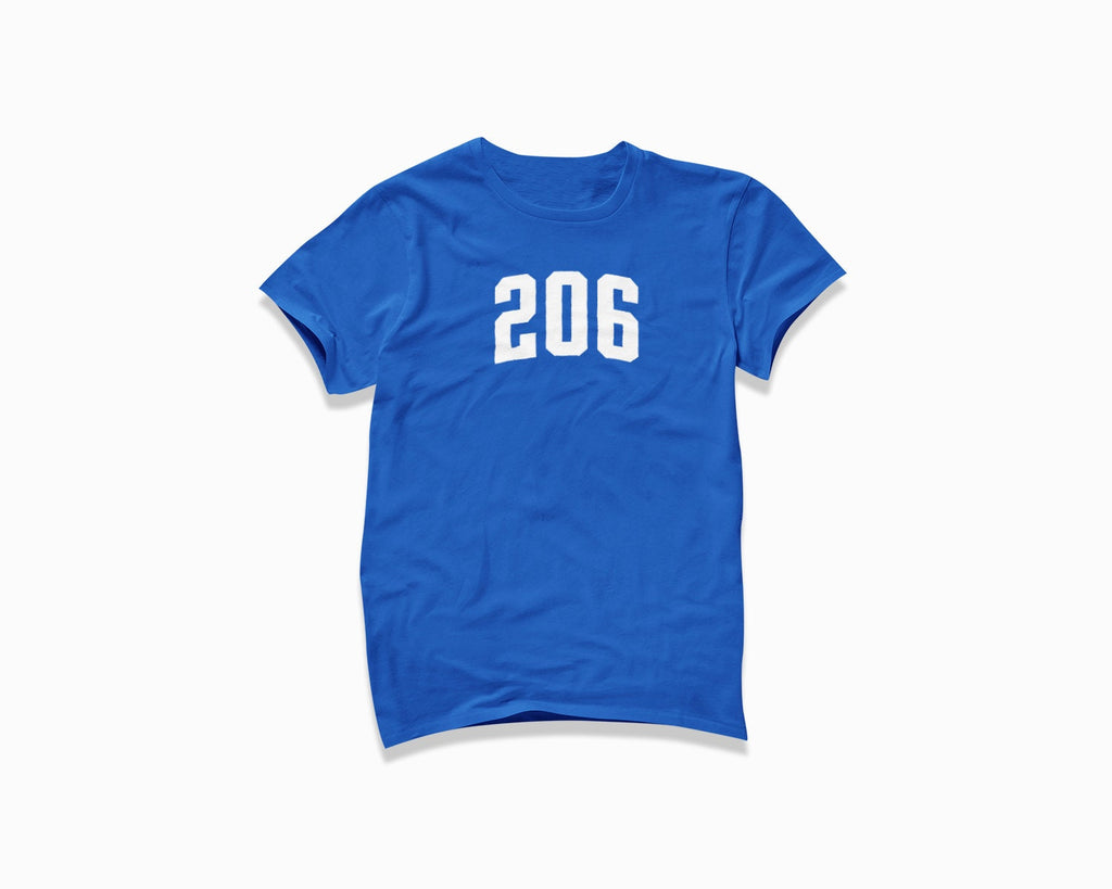 206 (Seattle) Shirt - Royal Blue
