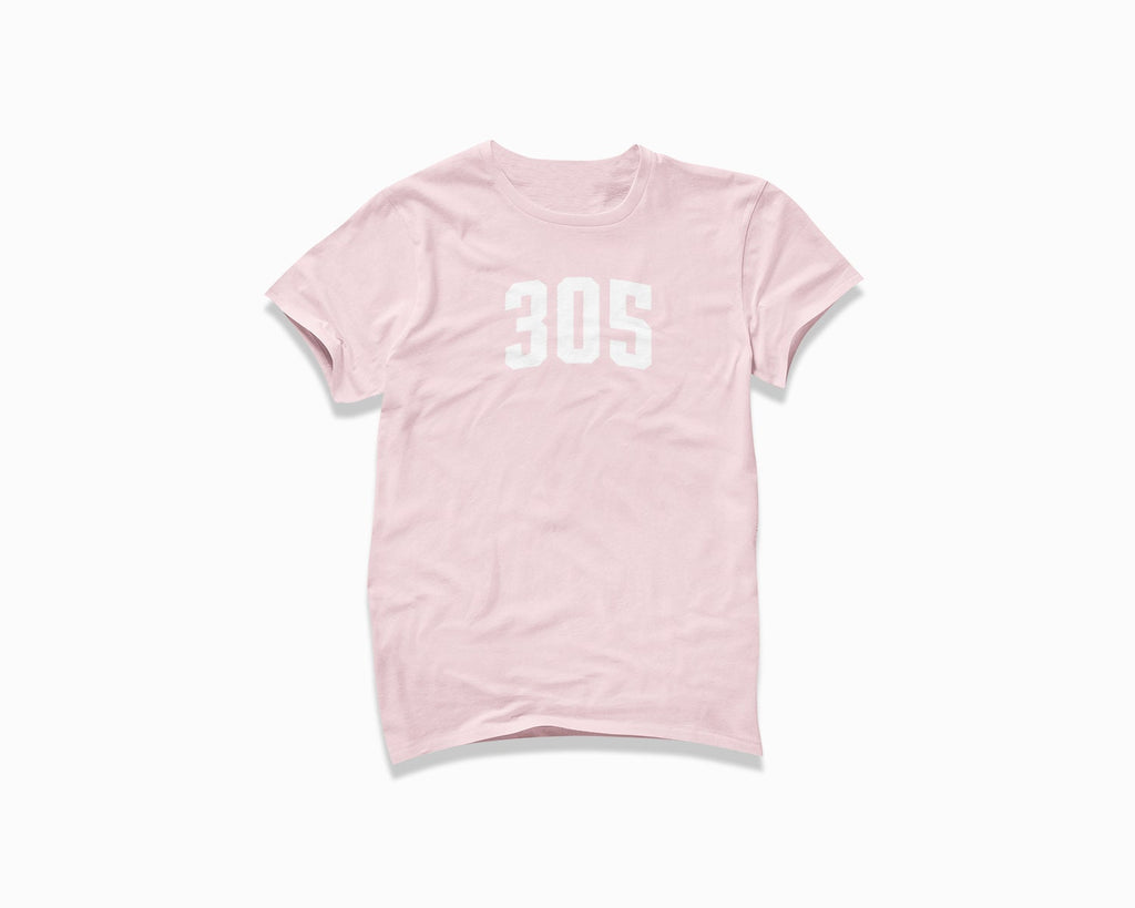 305 (Miami) Shirt - Soft Pink
