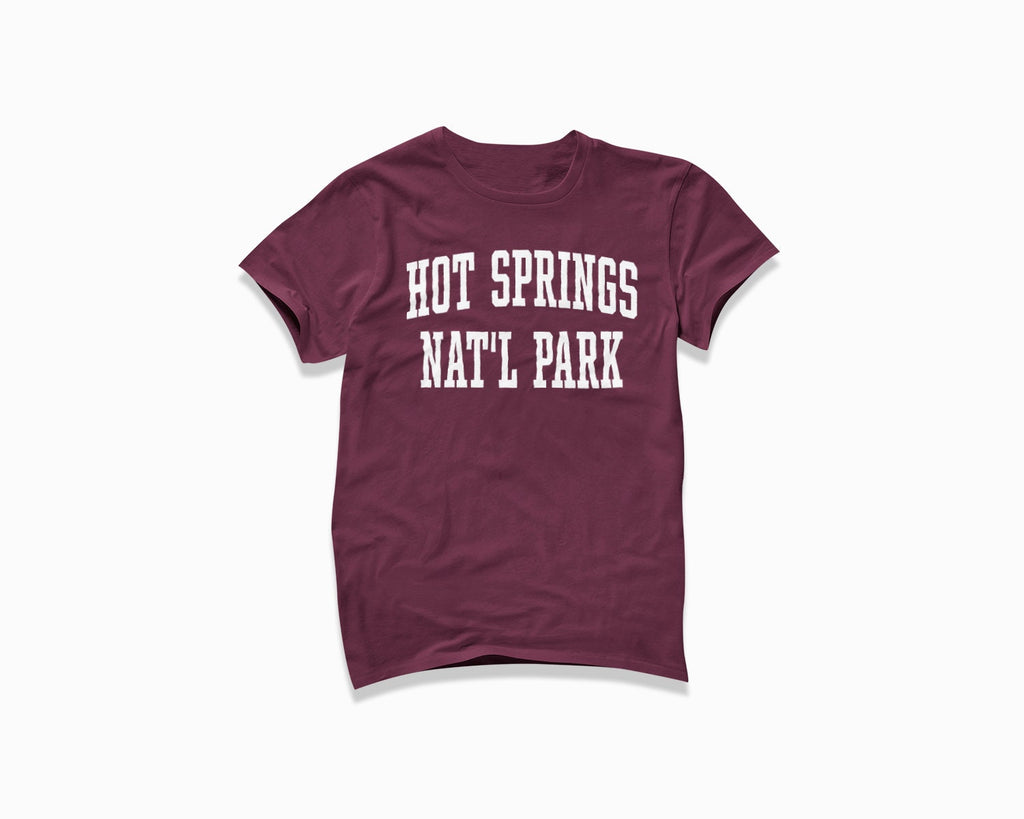 Hot Springs National Park Shirt - Maroon
