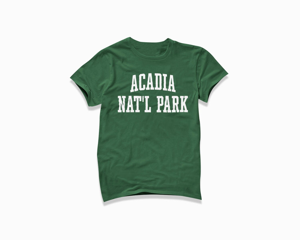Acadia National Park Shirt - Forest Green
