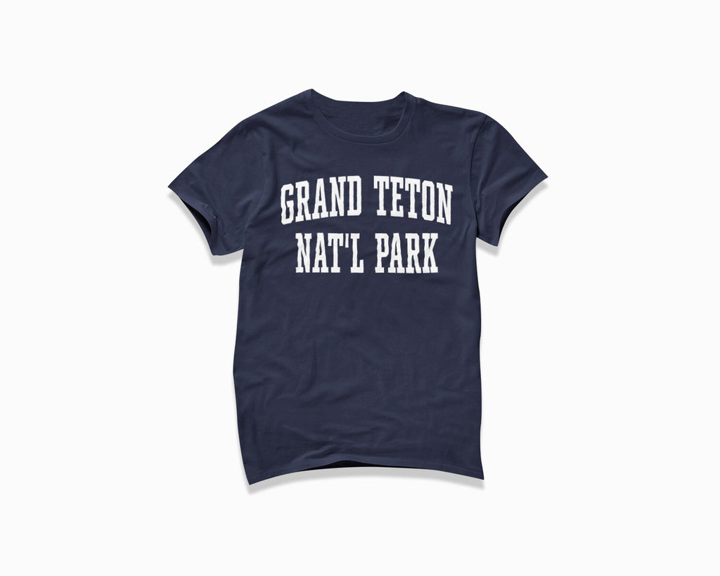 Grand Teton National Park Shirt - Navy Blue